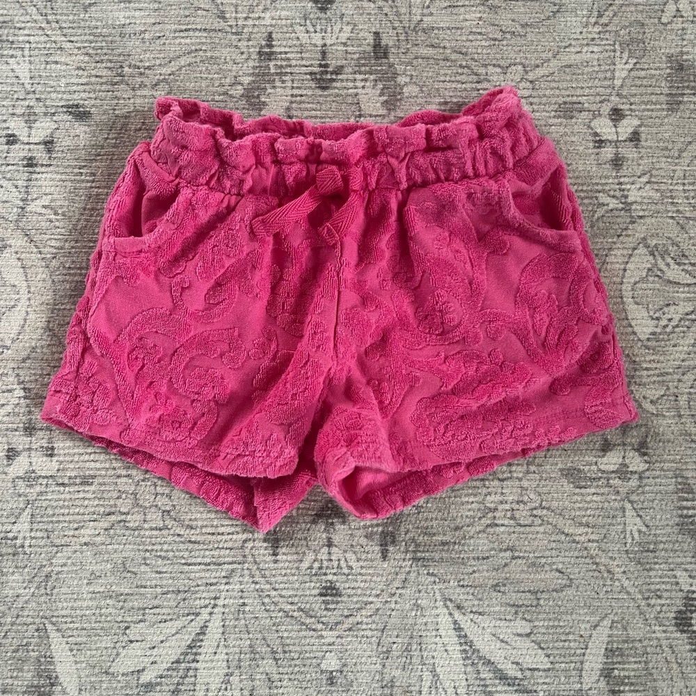 Janie and Jack Pink Terry Shorts